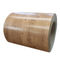 طومار آلومینیوم پوشش داده شده با رنگ دانه چوبی ورق آلومینیوم پیش رنگ شده برای سقف